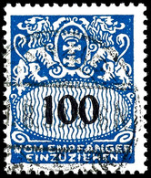 10 Bis 100 Pfennig Großes Staatswappen, Sauber Gestempelt, Geprüft Oechsner, Gruber, Soecknick BPP, Mi.550,-, Katalog: 4 - Sonstige & Ohne Zuordnung