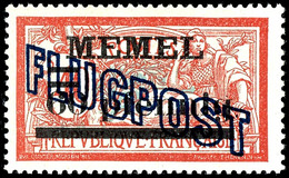 60 Pfg Flugpost In Typ II, Tadellos Postfrisch, Fotobefund Huylmans BPP, Mi. 200.-, Katalog: 40II ** - Memel (Klaipeda) 1923