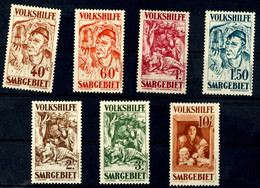 40 C. Bis 10 F., Volkshilfe 1931, 7 Werte Kpl. Ungebraucht, Mi. 200,-, Katalog: 144/50 * - Sonstige & Ohne Zuordnung