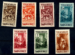 40 C. Bis 5 F., Volkshilfe 1931, 7 Werte Kpl. Ungebraucht, Mi. 250,-, Katalog: 151/57 * - Altri & Non Classificati