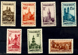 40 C. Bis 5 F., Volkshilfe 1932, 7 Werte Kpl. Ungebraucht, Mi. 300,-, Katalog: 161/67 * - Sonstige & Ohne Zuordnung