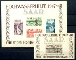 1949, Hochwasser-Blockpaar, Tadellos Postfrisch, Katalog: Bl.1/2 ** - Sonstige & Ohne Zuordnung