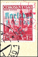 1,50 Kc Karmin, Tadellos Auf Postkartenabschnitt, Gepr. Krischke Und Kleymann BPP, Mi. 180.-, Katalog: 11 BS - Sonstige & Ohne Zuordnung