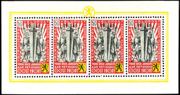 + 50 Fr. Symbolische Darstellungen 1941, Kpl. Kleinbogensatz, Tadellos Postfrisch, Mi. 500.-, Katalog: I/IV KB ** - Sonstige & Ohne Zuordnung