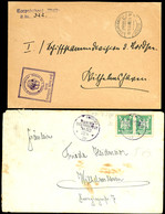 1926/30, Kriegsmarine, Brief Mit Mehrfachfrankatur über 5 Pf (2) Mit Stpl. DEUTSCHE MARINE SCHIFFSPOST Nr. 52  Vom 22.6. - Altri & Non Classificati