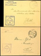 1938, Kriegsmarine, Dienst-Brief Mit Aufgabe-Stpl. DEUTSCHE MARINE-SCHIFFSPOST Nr. 29 Vom 8.4.38 Sowie Mit Dienst- Und B - Sonstige & Ohne Zuordnung