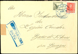 1938, Legion Condor, Spanische Frankatur über Insgesamt 40 CTS Auf Brief Mit Aufgabe-Stpl. DEVA Vom 4.12.38 Und Zensur-S - Autres & Non Classés