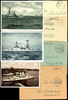 1939/44, Kriegsmarine, 3 Feldpost-Briefe Mit Brief-Stpl. Und Absenderangabe Feldpost-Nr. M 20583 (= Linienschiff "Schles - Sonstige & Ohne Zuordnung