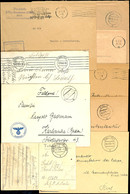 1939/44, Kriegsmarine, 6 Feldpost-Dienstbriefe Mit Dienst- Und Brief-Stpl. Feldpost-Nr. 17684 (= Linienschiff "Schleswig - Sonstige & Ohne Zuordnung