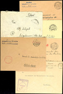 1939/45, Kriegsmarine, 6 Feldpost-Briefe Vom "Führer Der Zerstörer" Sowie Vom "Kdo. Der 1., 2., 4., 5. Und 6. Zerstörer- - Sonstige & Ohne Zuordnung