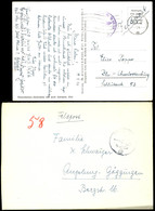 1940/41, Kriegsmarine, Feldpost-Ansichtskarte Von Kiel Mit Brief-Stpl. Und Absenderangabe Feldpost-Nr. M 00105 = Schlach - Sonstige & Ohne Zuordnung