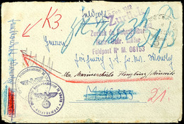 1941, Kriegsmarine, Feldpost-Brief Mit Norm-Stpl. Vom 16.12.41 Sowie Mit Brief-Stpl. Und Absenderangabe Feldpost-Nr. M 1 - Other & Unclassified