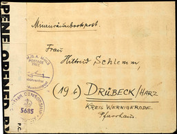 1947, Minenräumdienst, Unfrankierter Brief Ohne Abgang-Stpl. Von Einem Angehörigen Der 3. Minenräumdivision In Dänemark  - Other & Unclassified