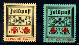 Mai 1944, Spenden-Vignetten, Sog. Balkan-Spendenmarke Des Feld-Luftgau-Kommandos XXX, Fp.-Nr. L53040 Mit Zweizeiligem Ro - Sonstige & Ohne Zuordnung