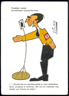 Alliierte Propaganda, Niederlande Ca. 1944, Farbige Karte Mit Anti-Nazi-Spott "Göbbels Letzte Journalistische Beschönigu - Altri & Non Classificati