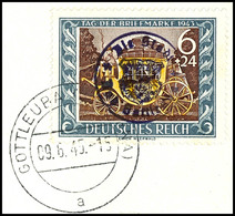 6 Pfg Tag Der Briefmarke Mit Lokalem Aufdruck, Tadellos Gestempelt Auf Luxusbriefstück, Katalog: DR828 BS - Bad Gottleuba-Berggiesshuebel