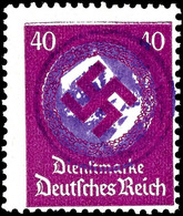 40 Pfg Dienstmarke Mit Wz. Mit Lokalem Aufdruck, Bessere Variante Als FD176  (ohne Wz.), Tadellos Postfrisch, Gepr. Stur - Fredersdorf-Vogelsdorf