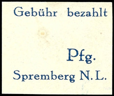 6 Pfg Freimarke, Abart "fehlende Wertziffer", Tadellos Ungebraucht Mit  Herstellungsbedingtem Papiereinschluss (kein Man - Spremberg