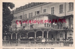 71 - BOURBON LANCY -  ETABLISSEMENT THERMALE - LA VERANDA DU GRAND HOTEL - Sonstige & Ohne Zuordnung