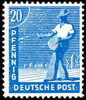 20 Pfg. Arbeiter Graukobalt, Postfrisch, Farbbefund Bernhöft, Mi. 400,-, Katalog: 950c ** - Sonstige & Ohne Zuordnung