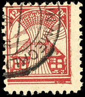 12 Pf. Bräunlichrot, Tadellos, Gest., Gepr. Kramp BPP, Mi. 350,-, Katalog: 18IId O - Autres & Non Classés