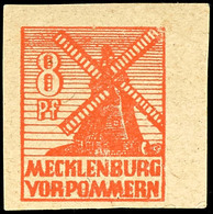 8 Pf. Rotorange, Tadellos Postfrisch, Gepr. Kramp BPP, Mi. 280,-, Katalog: 34yb ** - Autres & Non Classés