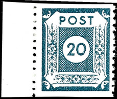 20 Pf. Schwärzlichgraublau, Nur Senkrecht Gezähnt L 11 Von Klotzsche, Tadellos Postfrisch, Fotoattest Ströh BPP, Katalog - Other & Unclassified