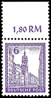 6 Pf. Dunkelrotviolett, Tadellos Postfrisch Vom OR, Gepr. Ströh BPP, Mi. 800.-, Katalog: 153Xb ** - Autres & Non Classés