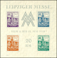 Leipziger Mess-Block, Type VI, Postfrisch, Gepr. Ströh, Mi. 220,-, Katalog: Bl.5XaVI ** - Other & Unclassified