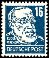 16 Pfg. Köpfe Schwärzlichgrünlichblau, Postfrisch, Fotobefund Paul BPP: "echt Und Einwandfrei", Mi. 650,-, Katalog: 218c - Sonstige & Ohne Zuordnung