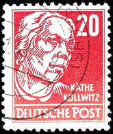 20 Pfg. Köpfe, Wz. Stehend, Lt. Prüfbefund Paul BPP: Echt, Stempelort Nicht Bestimmbar, Wohl Bedarfsgebraucht, Mi. 1.400 - Other & Unclassified