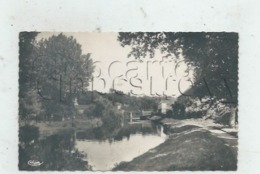 Rohan (56) : Le Canal De Nantes à Brest Au Niveau Du Pont De L'Oust En 1956 PF. - Rohan