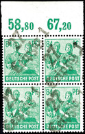 2 - 84 Pfg Leipzig 1, 4er-Blocks Mit Oberrändern, 16 Werte Komplett, Postfrisch, Teils Kleine Einschränkungen, Schöner S - Otros & Sin Clasificación