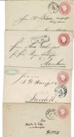 3 Kr. 4 GA, Klare Stp. ( U 9 Oder U 12) ,   A2546 - Enteros Postales