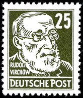 25 Pfg. Braun Bis Schwärzlichbraunoliv, Gestrichenes Papier, Wasserzeichen XI, Postfrisch, Tadellos, Fotoattest Paul BPP - Sonstige & Ohne Zuordnung