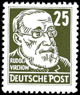 25 Pfg. Köpfe, Gestrichenes Papier, Wz. Type II, Postfrisch, Fotoattest Schönherr BPP: "echt Und Einwandfrei", Mi. 1.000 - Sonstige & Ohne Zuordnung