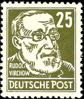 25 Pfg Virchow, Gewöhnliches Papier, Postfrisch, Fotobefund Dr. Ruscher BPP (2019) "einwandfrei", Mi. 200.-, Katalog: 33 - Sonstige & Ohne Zuordnung