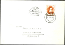 48 Pfg Schubert Auf Portogerechtem FDC Der Zweiten Gewichtsstufe Von "BERLIN W8 13.11.53" Nach Greiz, Tadellose Erhaltun - Sonstige & Ohne Zuordnung