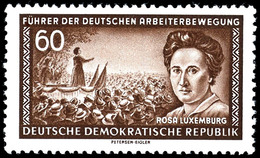 60 Pfg. Rosa Luxemburg, Wasserzeichen Type I, Postfrisch, Kurzbefund Mayer VPP: "echt Und Einwandfrei", Mi. 350,-, Katal - Other & Unclassified