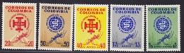 COLOMBIE Insectes, Insecte. Yvert N° 601/2+PA 408/10.  Neuf Sans Charniere ** (MNH) Éradication Du Paludisme - Autres & Non Classés