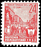 24 Pfennig, Fünfjahresplan, Postfrisch, Kleine Haftpunkte Und Gummi Etwas Gelbfleckig, Geprüft Schlegel BPP, Michelwert  - Autres & Non Classés