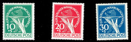 10 - 30 Pfg Währungsgeschädigte, 3 Werte Kpl., Tadellos Postfrisch, Gepr. Schlegel BPP, Mi. 350.-, Katalog: 68/70 ** - Autres & Non Classés