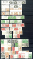 Berliner Bauten 1949, Komplette Garnitur Von 32 Zusammendrucken, Tadellos Postfrisch, Teilweise Geprüft Und Fotoattest H - Autres & Non Classés