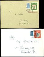 10 + 20 Pfg Briefmarkenausstellung IFRABA, Je Als Portogerechte Einzelfrankatur, 10 Pfg Auf Ortsbrief Von "(13a) BAMBERG - Sonstige & Ohne Zuordnung