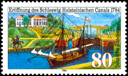 80 Pfg. Schleswig - Holsteinischer Canal, Druck Auf Der Gummiseite, Postfrisch, Fotoattest Schlegel BPP, Mi. 400.-, Kata - Sonstige & Ohne Zuordnung