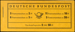 Heuss 1955, Reklame B "Pelikanol Für Papier...", Tadellos Postfrisch, Mi. 320.-, Katalog: MH2b ** - Sonstige & Ohne Zuordnung