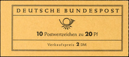 Markenheftchen Bach, Dicker Deckel, Postfrisch, Geprüft Schmidl BPP, Mi. 220.-, Katalog: MH9v ** - Andere & Zonder Classificatie
