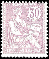 1902, 10 - 30 C. Mouchon II, Postfrisch, Komplett, Yvert-Nr. 124-28, Yvert 2185,-, Katalog: 102/06 ** - Other & Unclassified