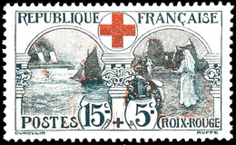 1918, 15 C+5 C. Rotes Kreuz, Ungebraucht Mi.150,-, Katalog: 136 * - Sonstige & Ohne Zuordnung