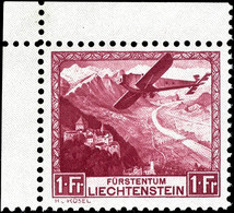 1930, 1 Fr. Flugpost Mit Linker Oberer Bogenecke, Satzhöchstwert, Tadellos Postfrisch, Unsigniert, Kabinett, Mi. 220.-,  - Sonstige & Ohne Zuordnung